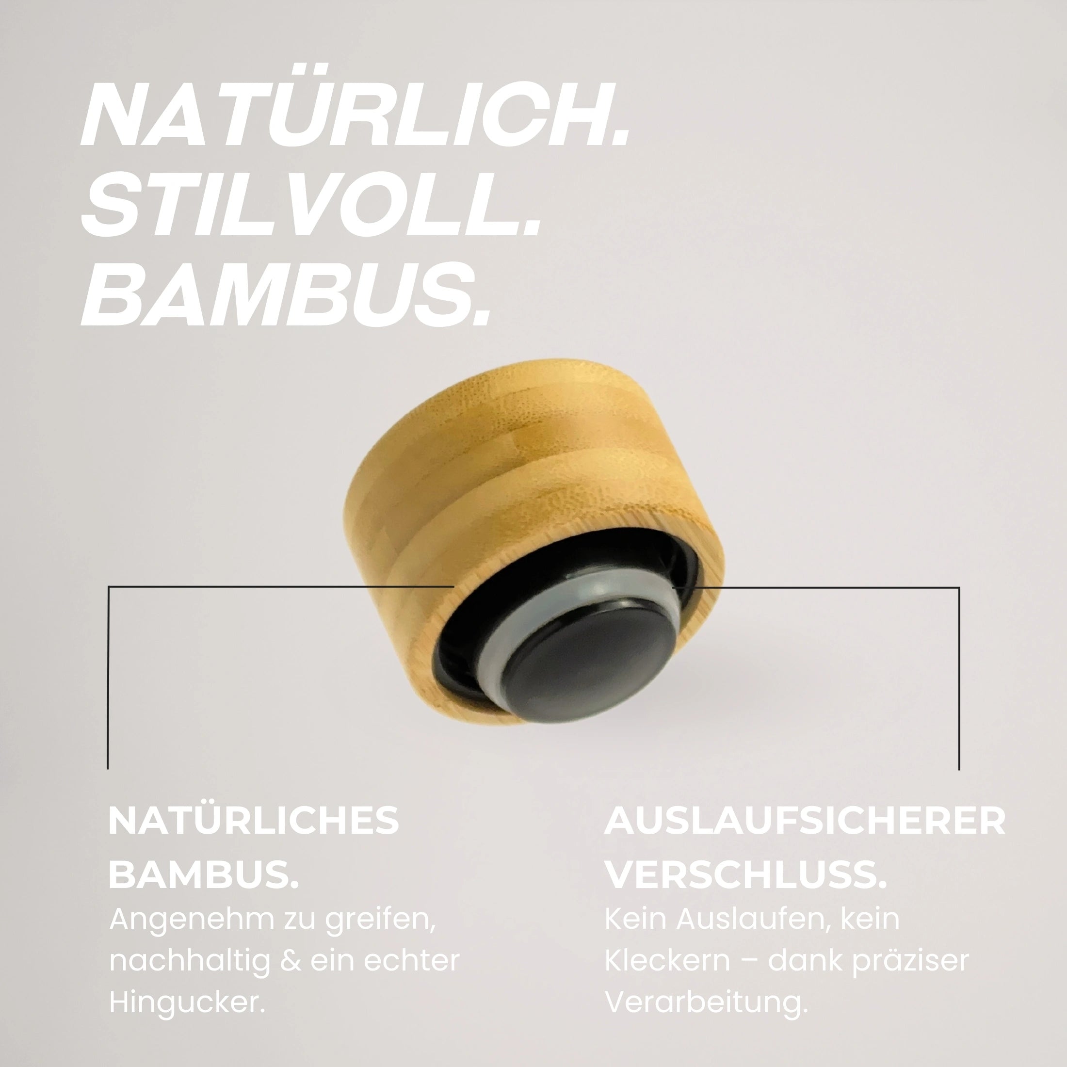 BAMBUS DECKEL BOTTLE CAP